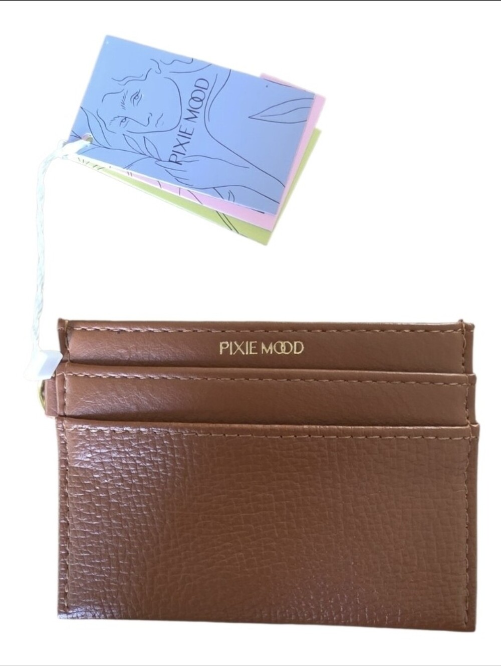 Pixie Mood Card Wallet Vegan Leather NWT